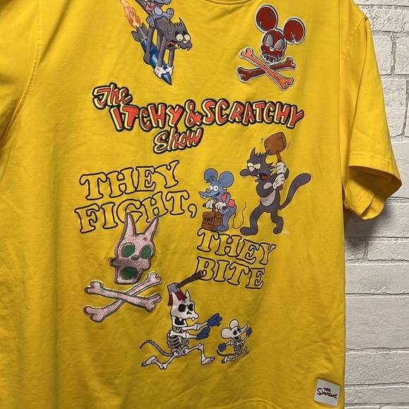 MENS Itchy And Scratchy Tee - Picture 3 of 8